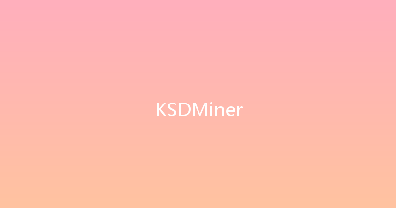 KSDMiner 