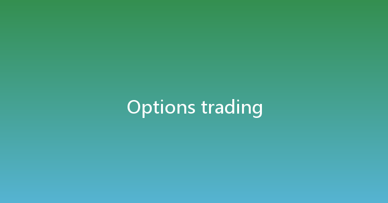 Options trading 