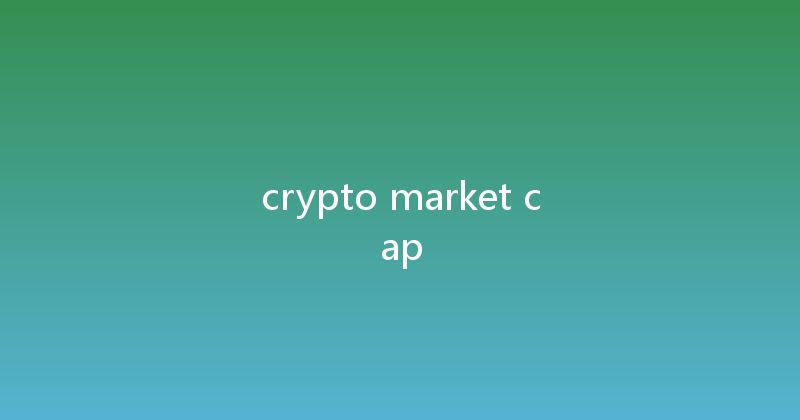 crypto market cap 