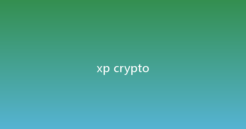 xp crypto 
